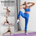 Ankle Resistance Bands with Cuffs for Women & Men - 3-Level Adjustable Leg & Glute Workout Equipment, Portable Home Gym Exercise Bands for Kickbacks, Hip Thrusts, Yoga, Strength Training
